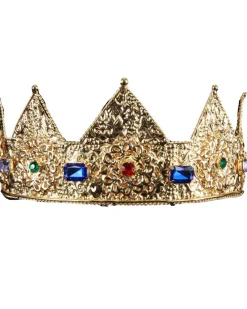 Elope Adjustable Gold Pointed Deluxe Crown Store