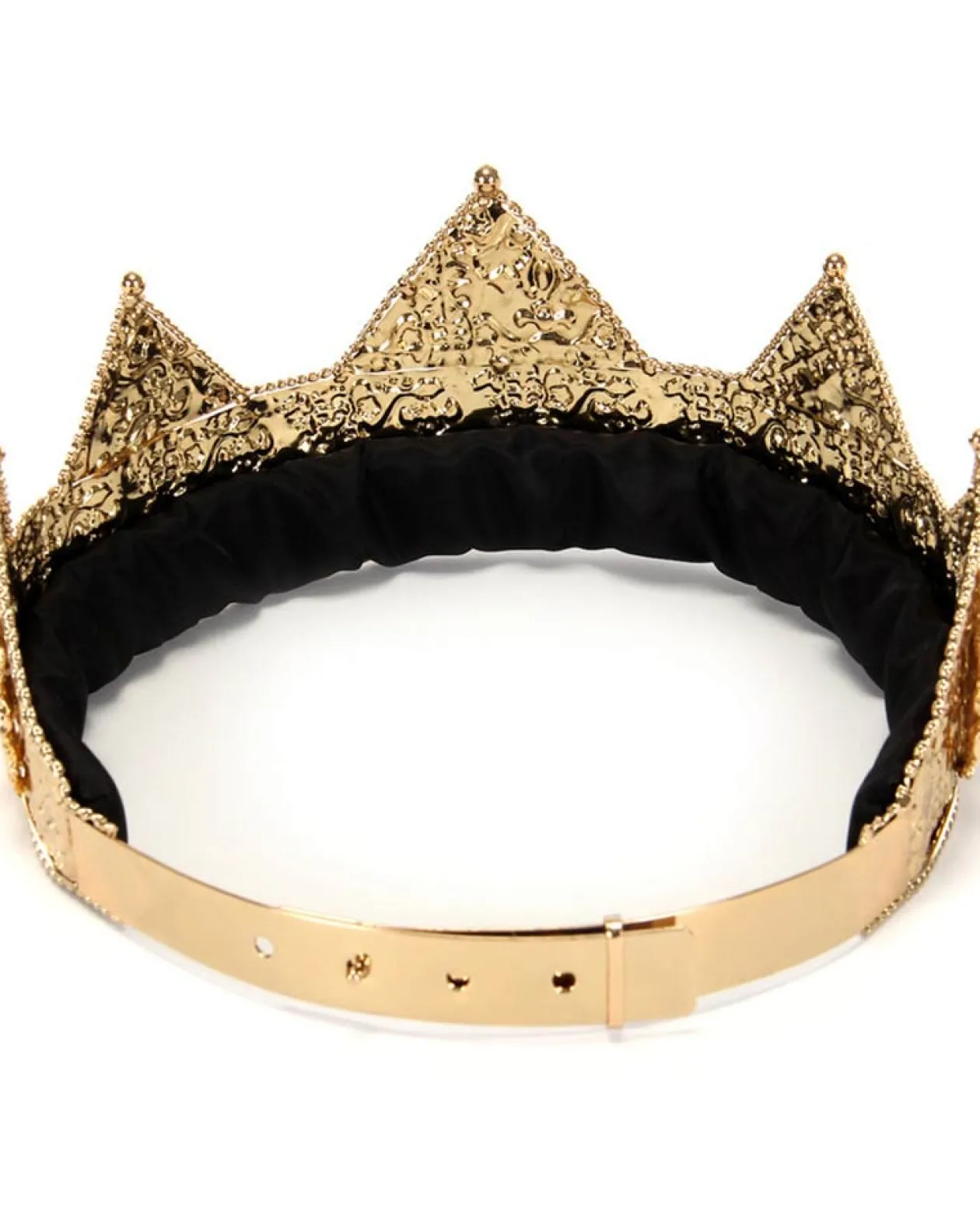 Elope Adjustable Gold Pointed Deluxe Crown Store