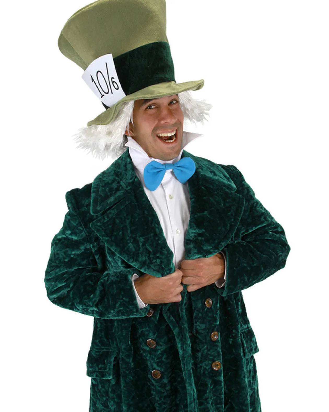 Elope Alice In Wonderland Mad Hatter Hat With Hair And Collar Kit Fashion