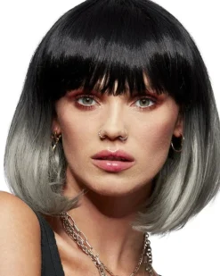 Smiffys Alien Black And Grey Wig Flash Sale