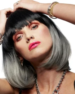 Smiffys Alien Black And Grey Wig Flash Sale