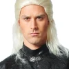 Costume Culture by Franco Ancient Prince Long Platinum Blonde Wig New