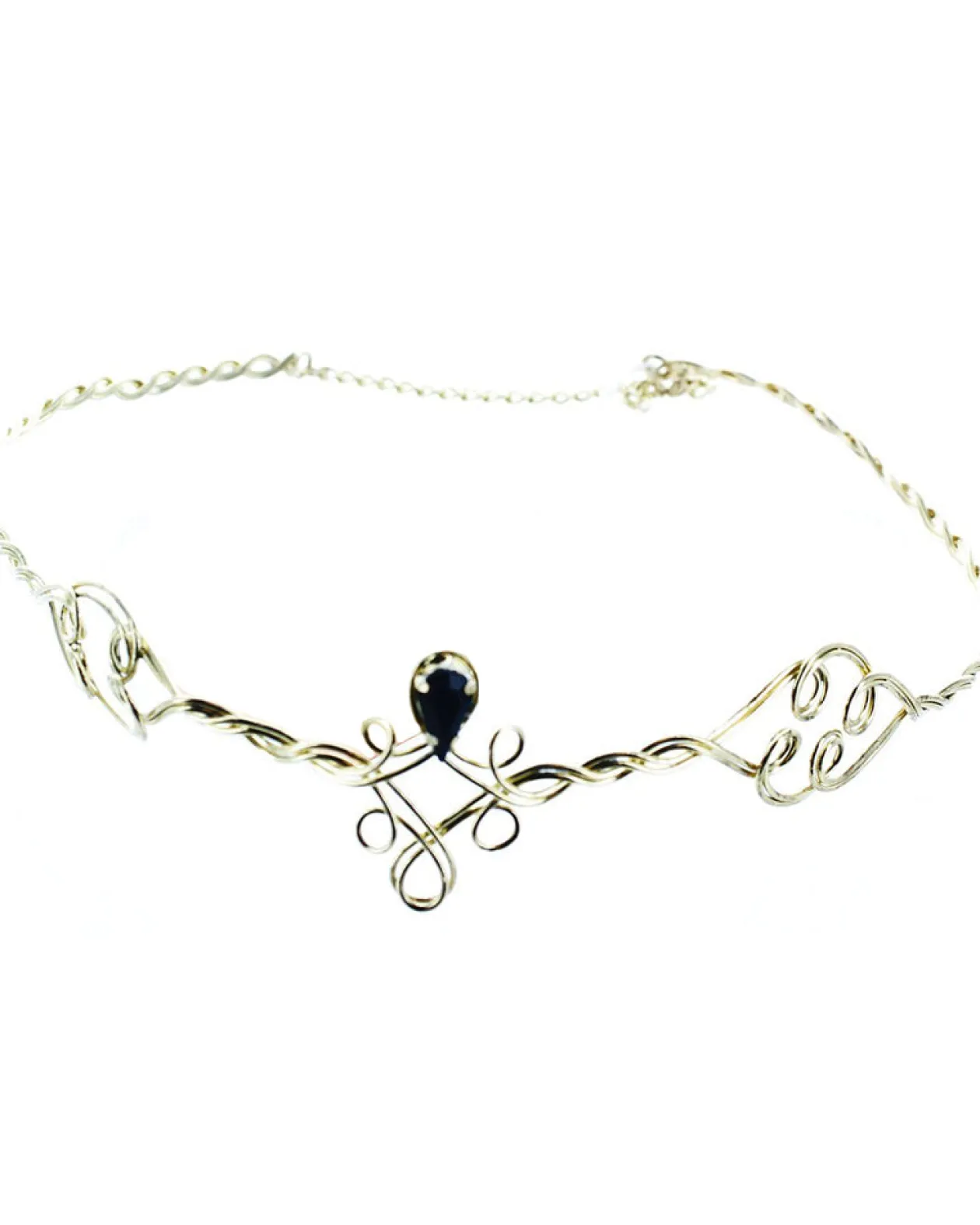 Elope Antique Gold And Black Circlet Fashion