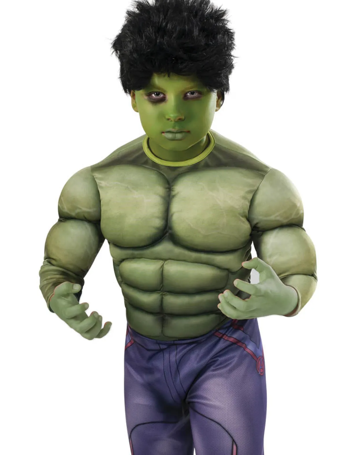 Rubies Avengers Age Of Ultron Hulk Kids Black Wig Flash Sale