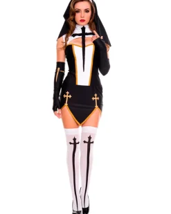Music Legs Bad Habit Nun Womens Costume Online