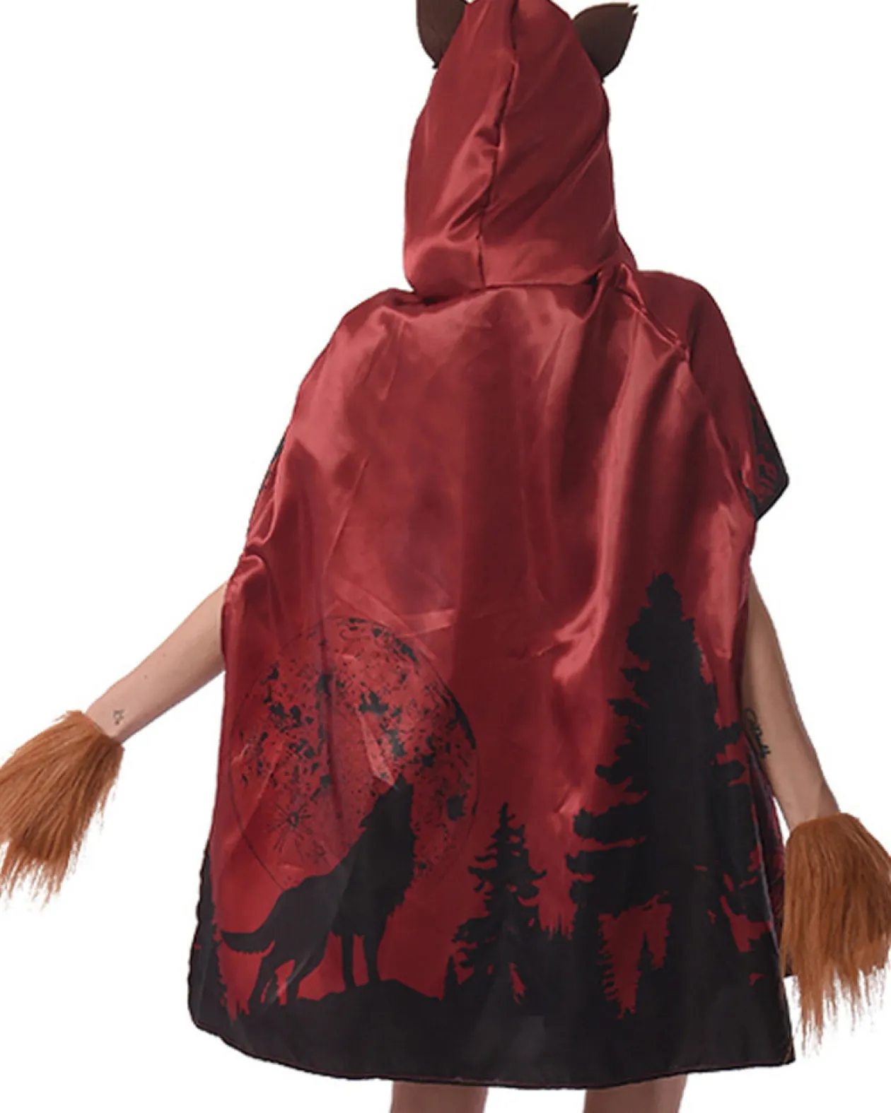 Sweidas Bad Moon Rising Little Red Cape And Gloves Accessory Set Sale