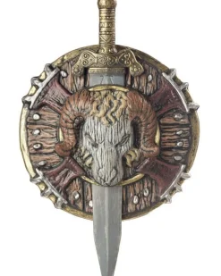 California Costumes Barbarian Combat Sword And Shield Best Sale
