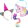 Rubies Barbie Unicorn Handbag Faux Hair Comb Headband Set Best