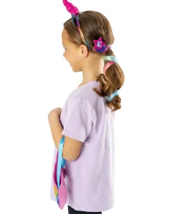 Rubies Barbie Unicorn Handbag Faux Hair Comb Headband Set Best