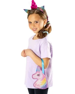 Rubies Barbie Unicorn Handbag Faux Hair Comb Headband Set Best