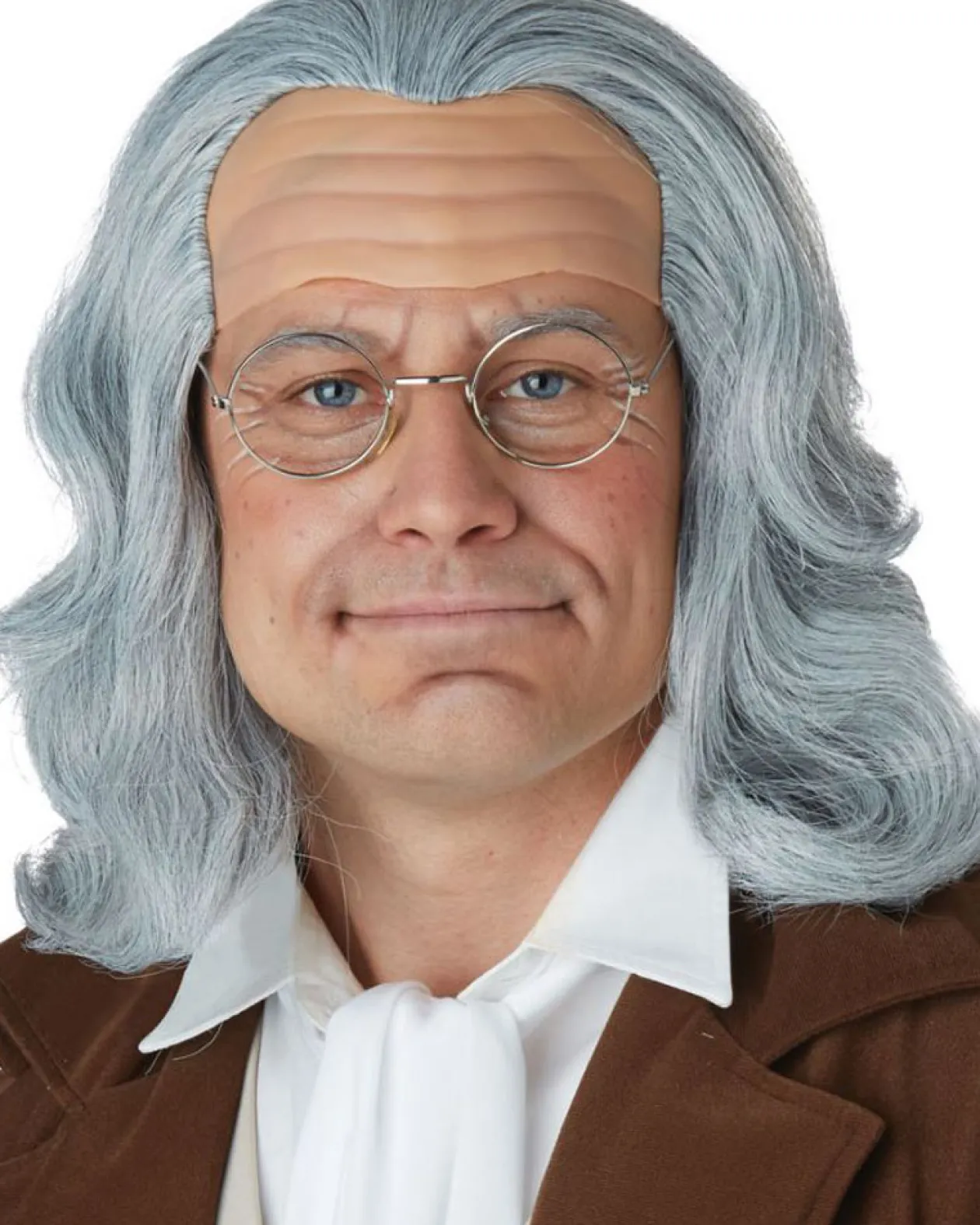 California Costumes Benjamin Franklin Adult Wig Discount