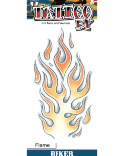 Tinsley Transfers Biker Flame Fx Temporary Tattoo Hot