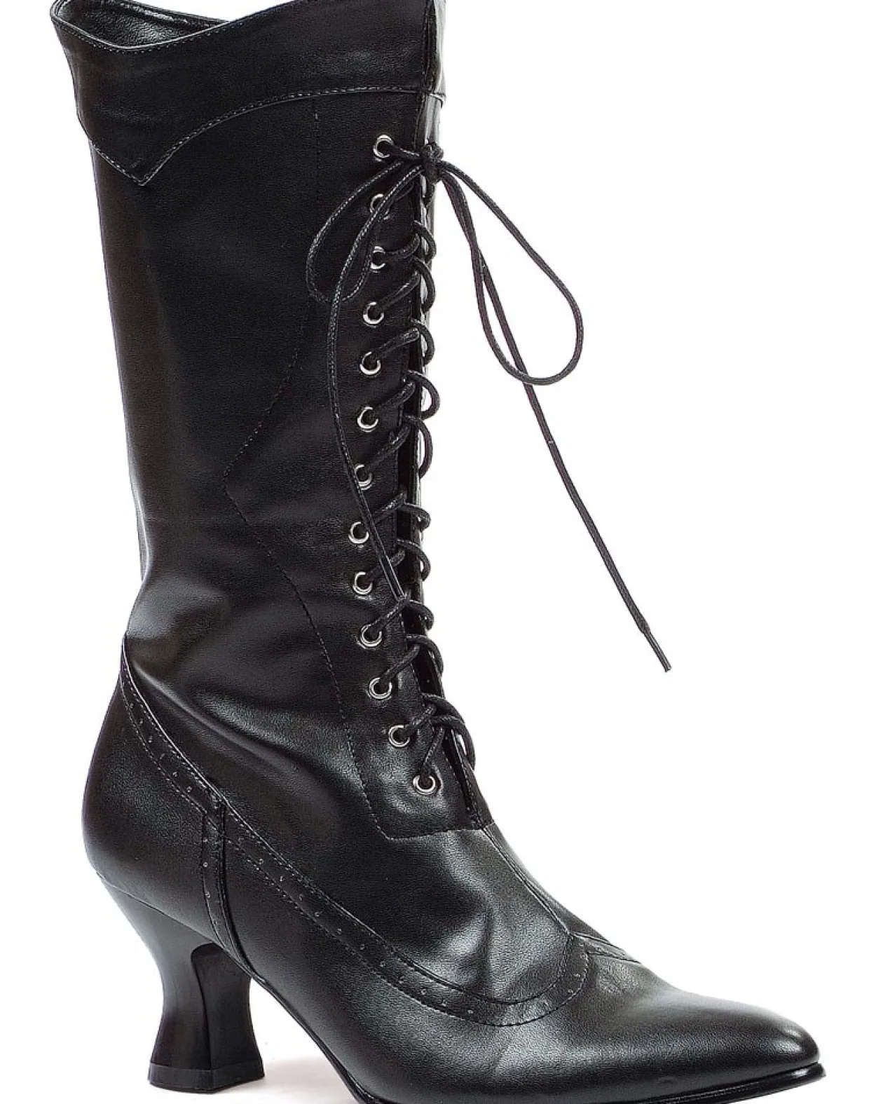 Ellie Shoes Black Amelia Victorian Womens Boots New