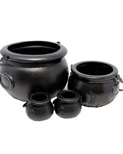 Joyin Black Cauldron Candy Holders Pack Of 4 Outlet