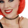 Tomfoolery Black Choker And Bracelet Set New