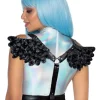 Leg Avenue Black Furry Angel Wing Body Harness Best Sale