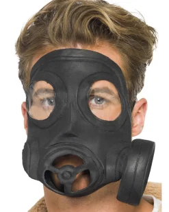 Smiffys Black Gas Mask Hot