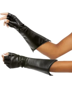 Dreamgirl International Black Gauntlet Gloves Store
