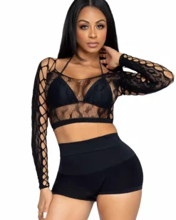 Leg Avenue Black High Waist Shape Wear Shorts Store