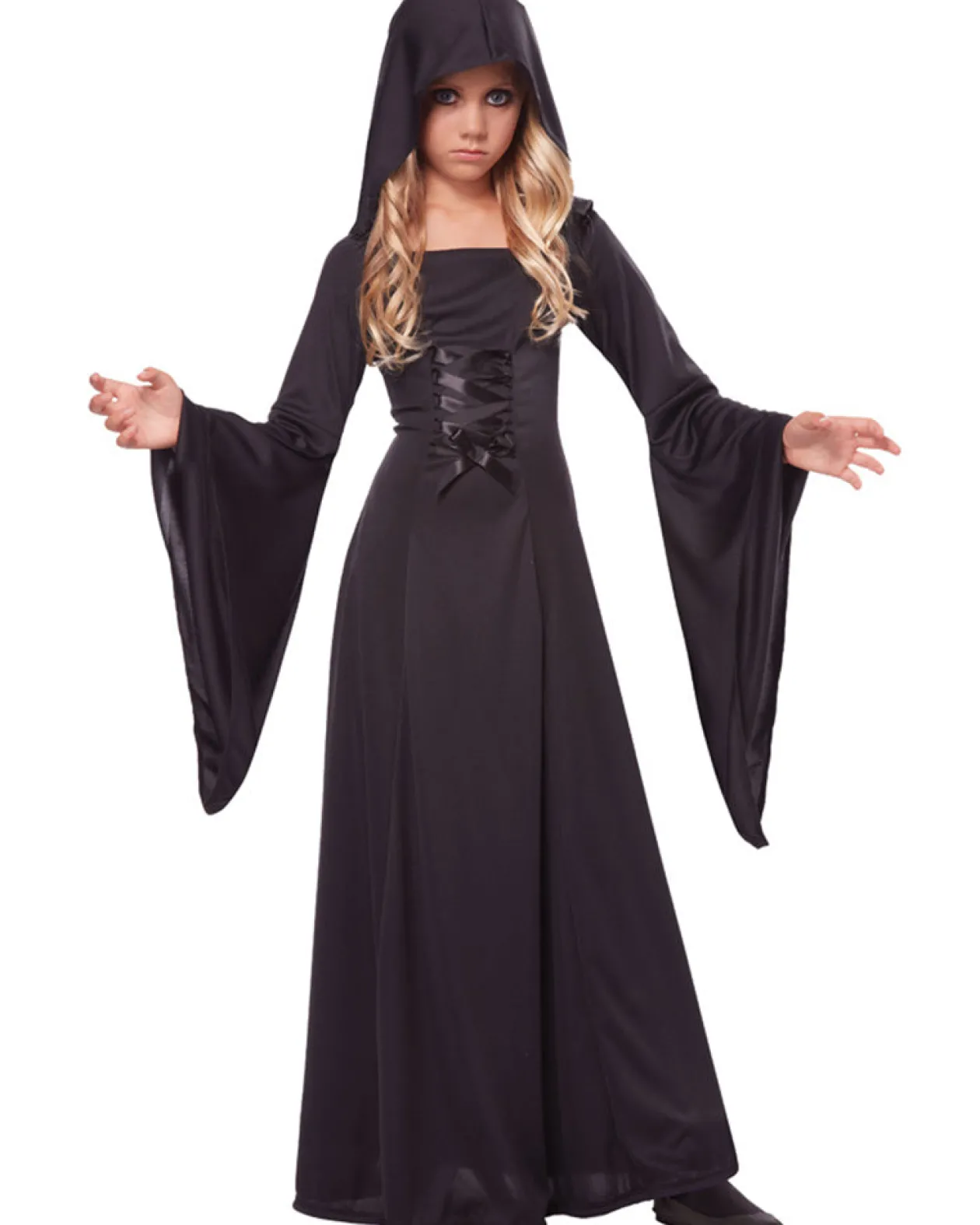 California Costumes Black Hooded Girls Robe Best