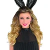 Amscan AU Black Lace Bunny Ears Headband Flash Sale