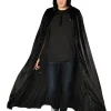 * Black Panne Velvet Deluxe Adults Cape Flash Sale