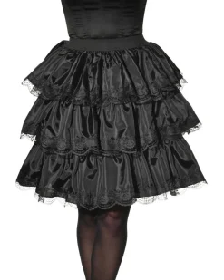 Rubies Black Ruffle Skirt Flash Sale