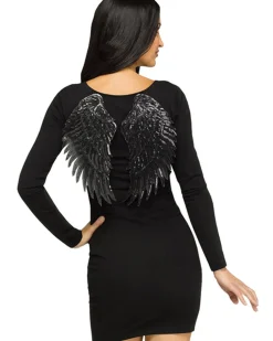 Fun World Black Sequin Wings Best Sale
