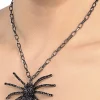 Rubies Black Spider Necklace Outlet