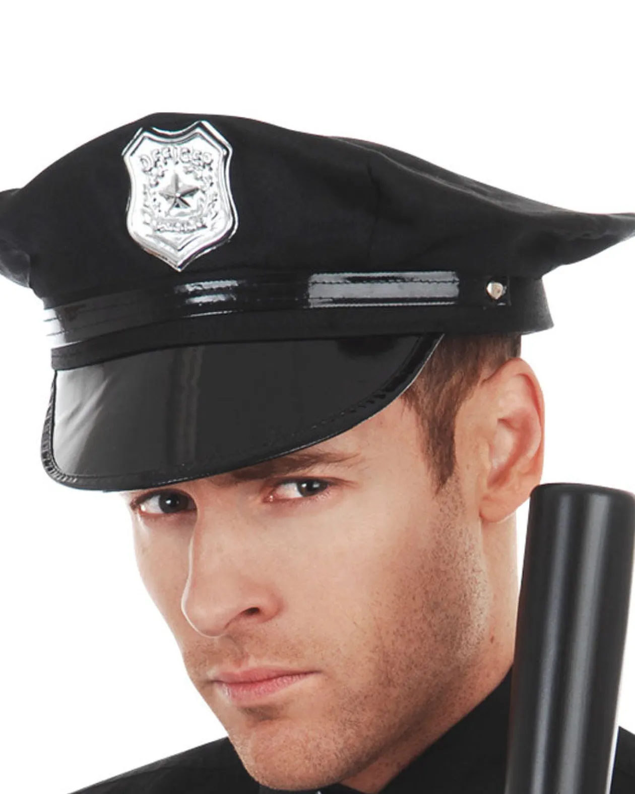 Tomfoolery Black Usa Police Cap Hot