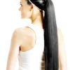 Allaura Wigs and Hair Black Wrap Around 60Cm Deluxe Ponytail Clearance