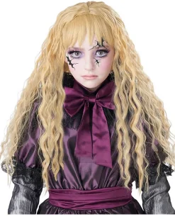 California Costumes Blonde Creepy Doll Wig Online