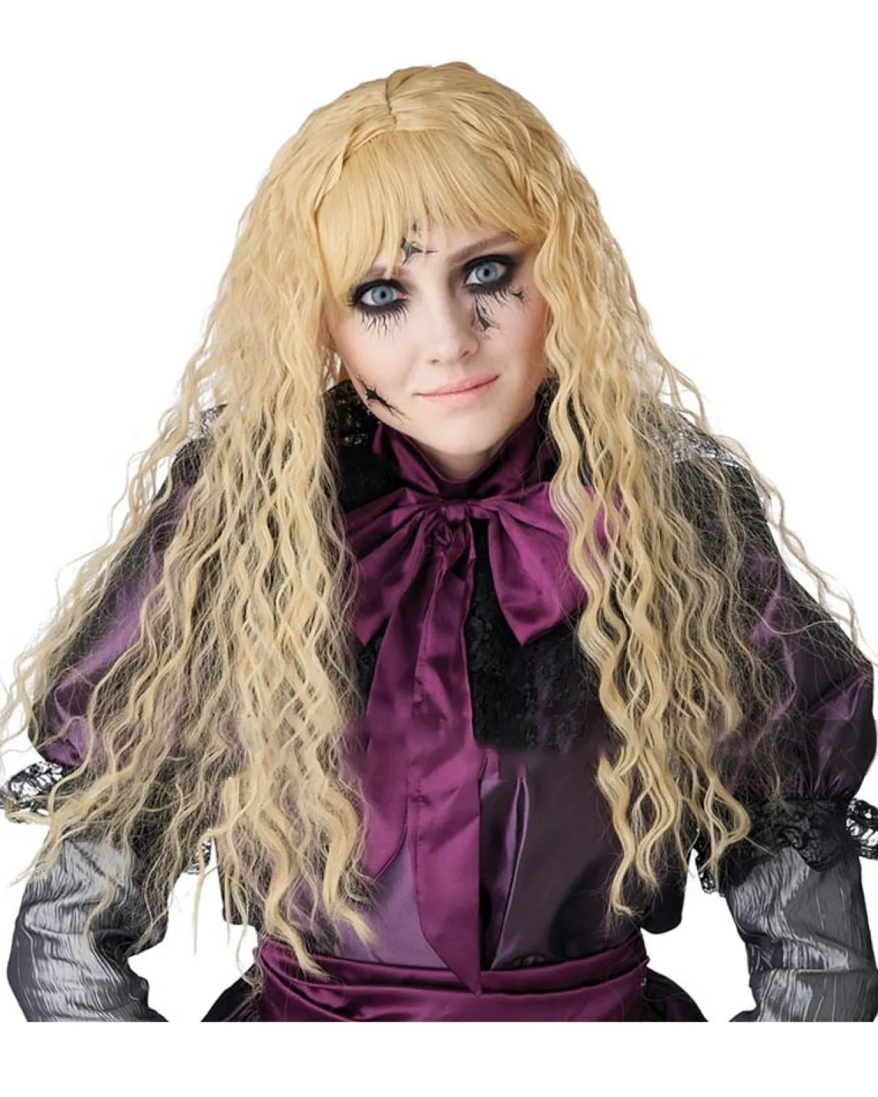 California Costumes Blonde Creepy Doll Wig Online