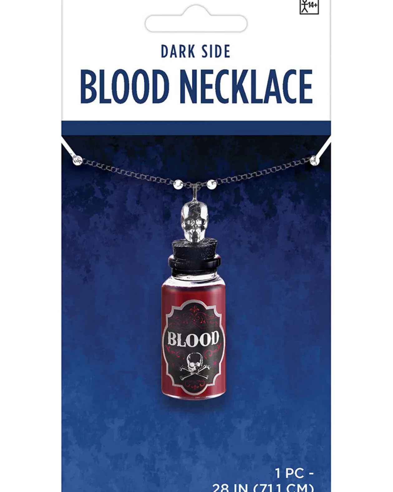 Amscan AU Blood Necklace With Skull Top Fashion