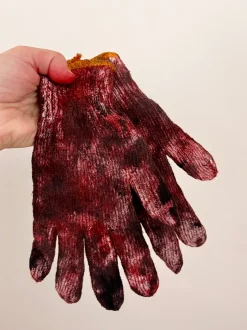 ForensicFX Studios Bloody, Dirty Work Gloves Prop Sale