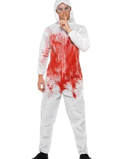 Smiffys Bloody Forensic Overalls Adult Costume Online