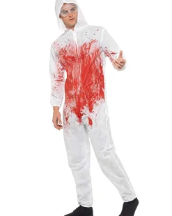 Smiffys Bloody Forensic Overalls Adult Costume Online