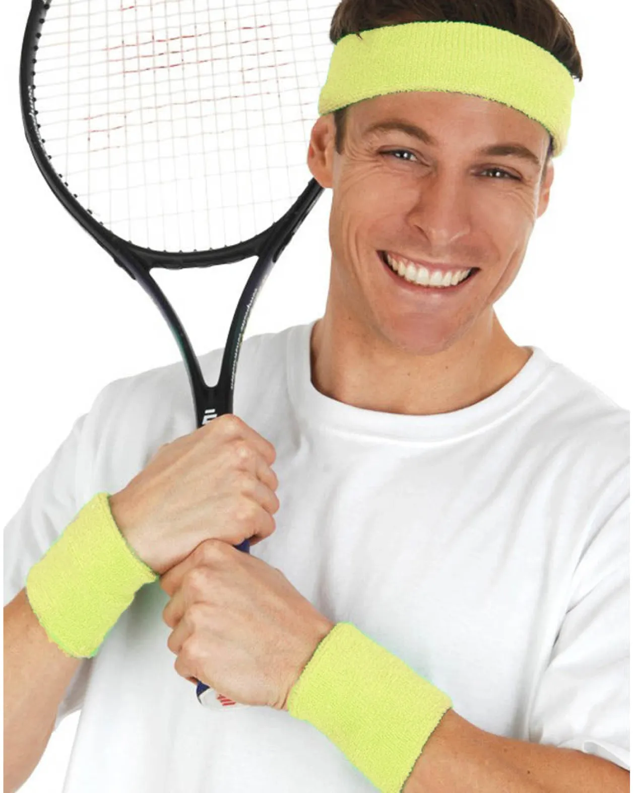 Tomfoolery Bright Neon Sweatband Set Cheap