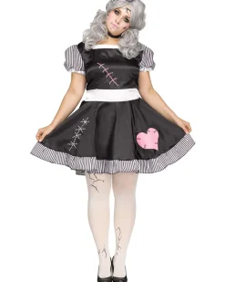 Fun World Broken Doll Plus Size Womens Costume Fashion