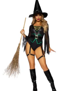 Leg Avenue Broomstick Babe Womens Costume Cheap