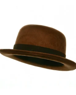 Elope Brown Bowler Adult Hat Clearance