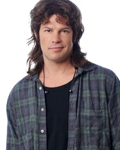 Costume Culture by Franco Brown Hipster Mullet Cheap