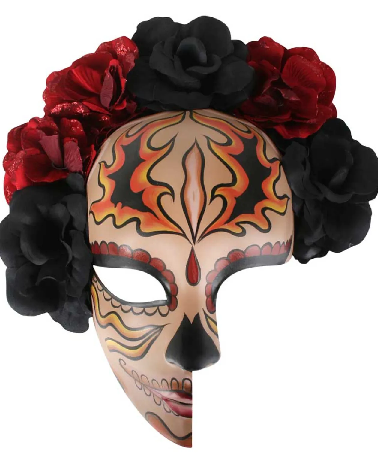 Tomfoolery Brown Sugar Skull Mask New