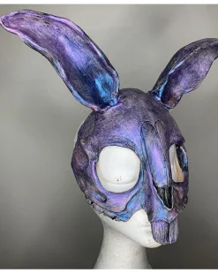 Sarah Mudle Bunny Purple Half Mask Clearance