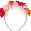Pink Poppy Butterfly Floral Headband Fashion