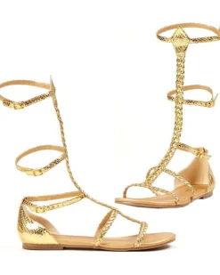 Ellie Shoes Cairo Gold Womens Sandals Discount