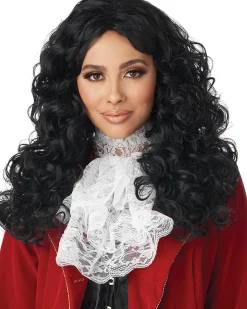 California Costumes Captain Hook Curly Black Wig Discount