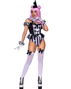 Leg Avenue Captivating Circus Clown Womens Costume Flash Sale