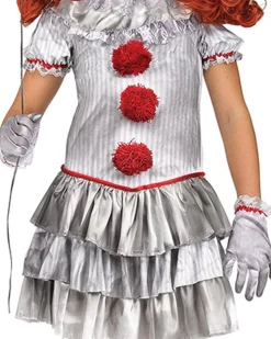 Fun World Carnevil Clown Girls Costume Fashion