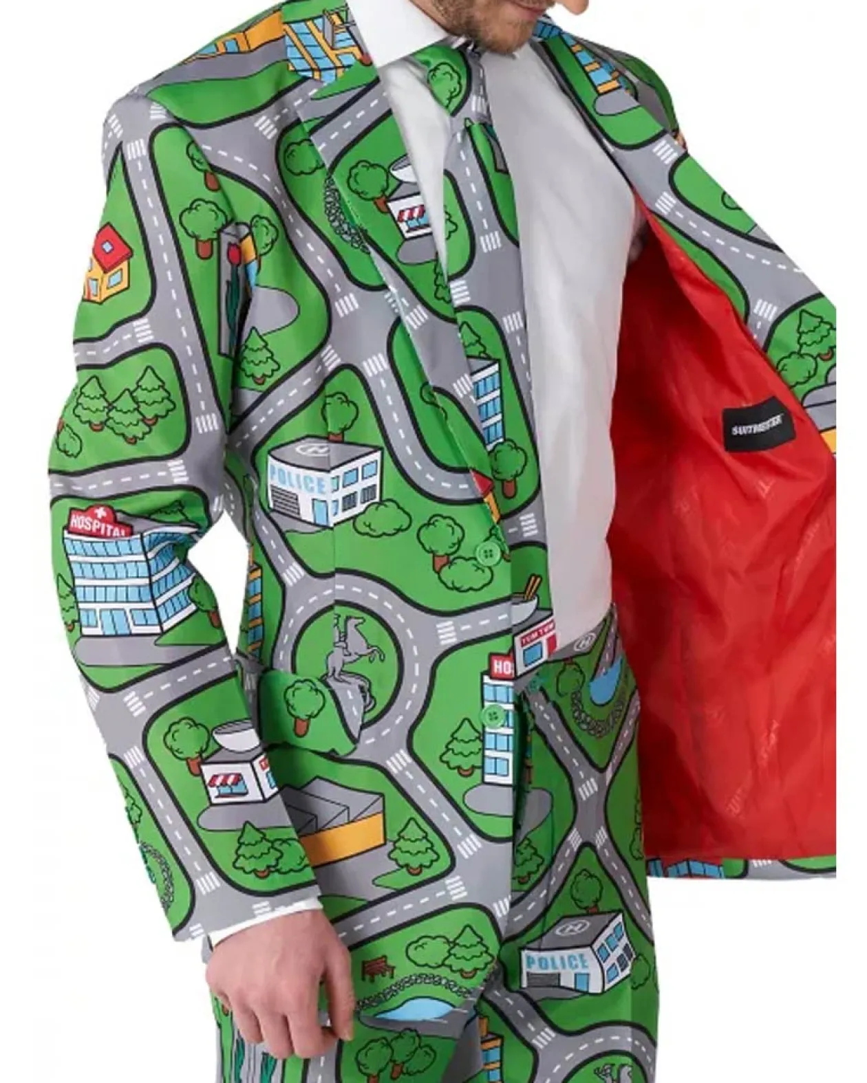 Opposuits Carpet City Green Mens Suitmeister Online